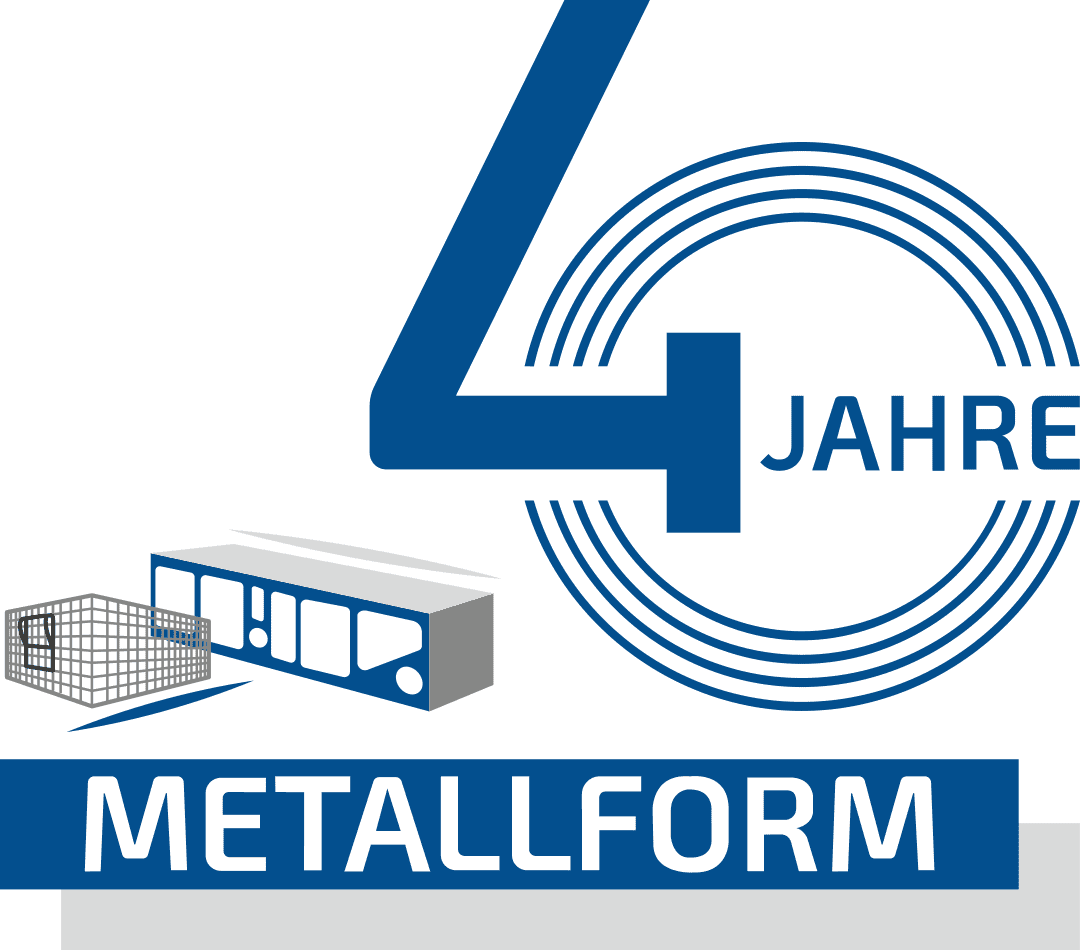 Logo Metallform Jubiläum